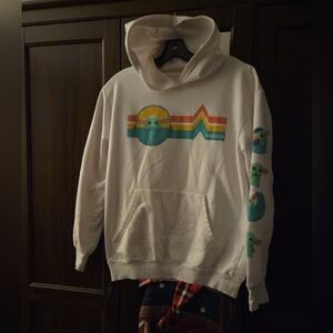 StarWars Mandalorian White Sweat Shirt Sz Sm